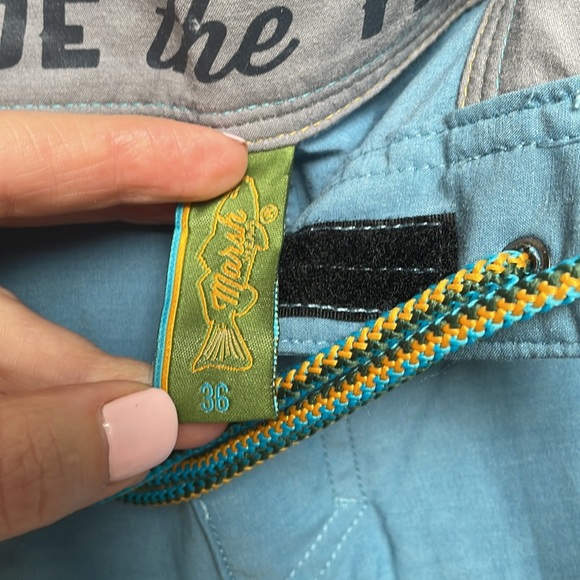 Marsh Wear Spring Magnolia Board shorts Men’s SZ 36 - Picture 2 of 6